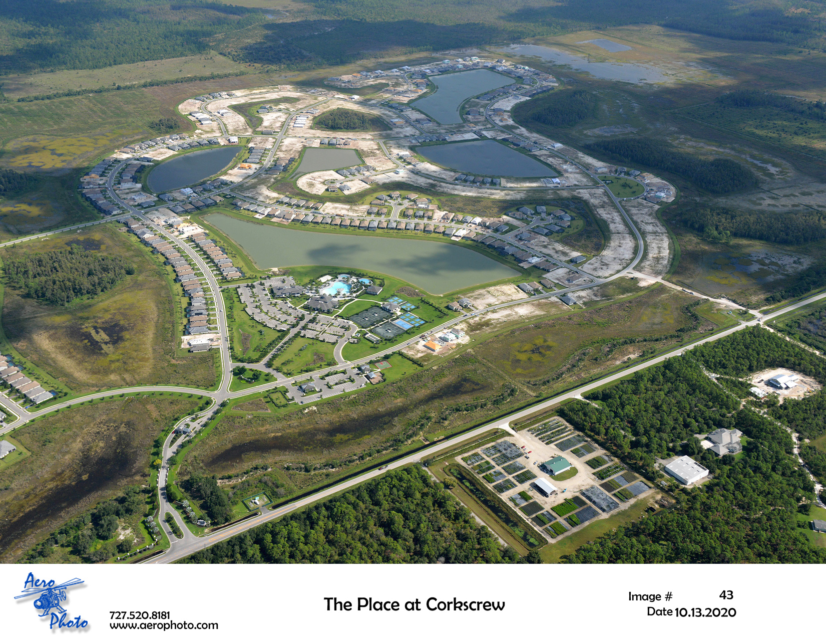 Aerial Imagery Progress Oct 2020 The Place at Corkscrew